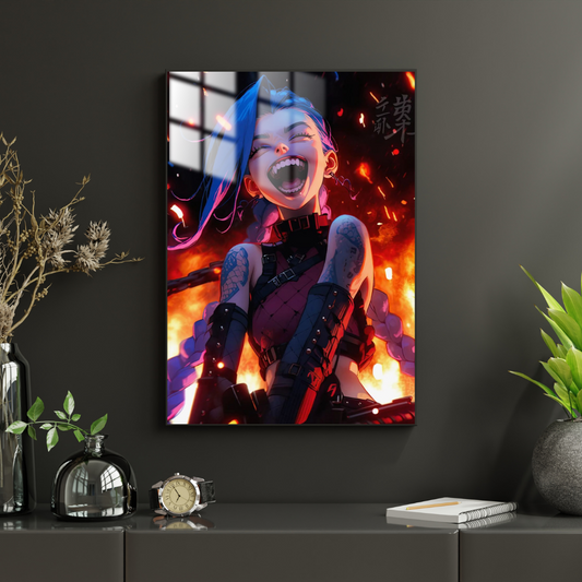 League Of Legends Jinx - Metal Poster 367