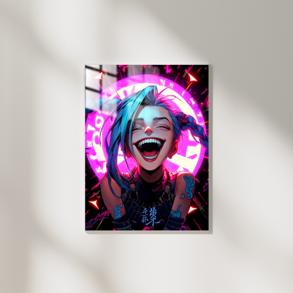 League Of Legends Jinx - Metal Poster 379