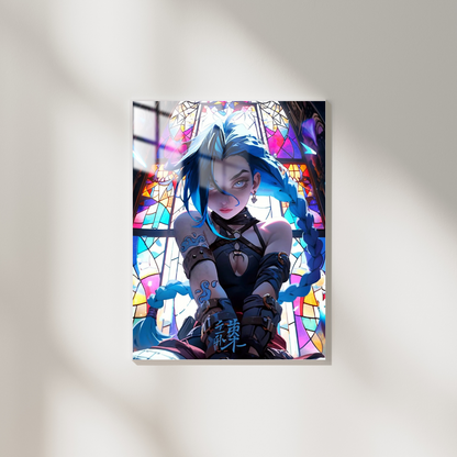 League Of Legends Jinx - Metal Poster 380