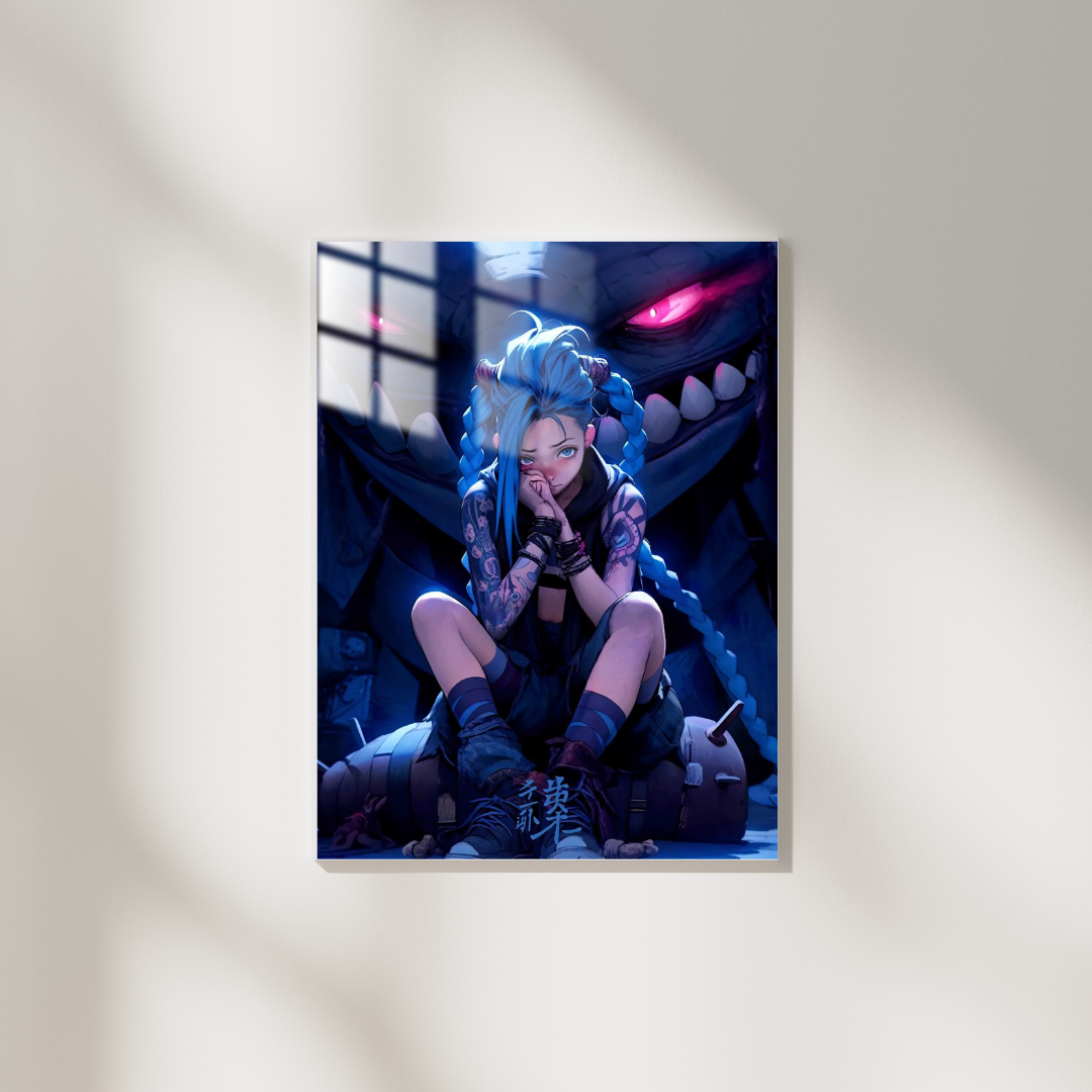 League Of Legends Jinx - Metal Poster 383