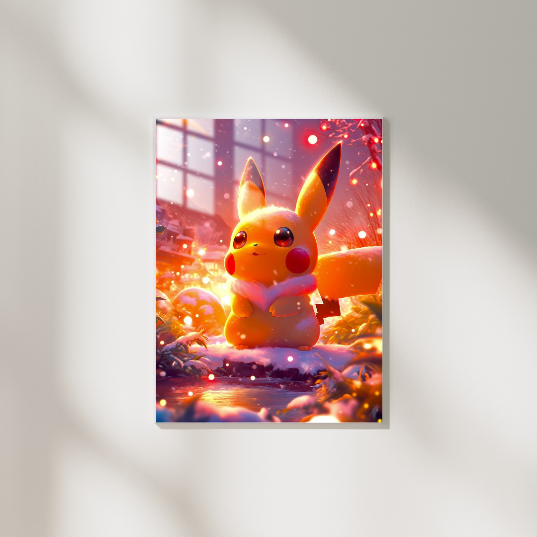 Pokemon Pikachu - Metal Poster 396