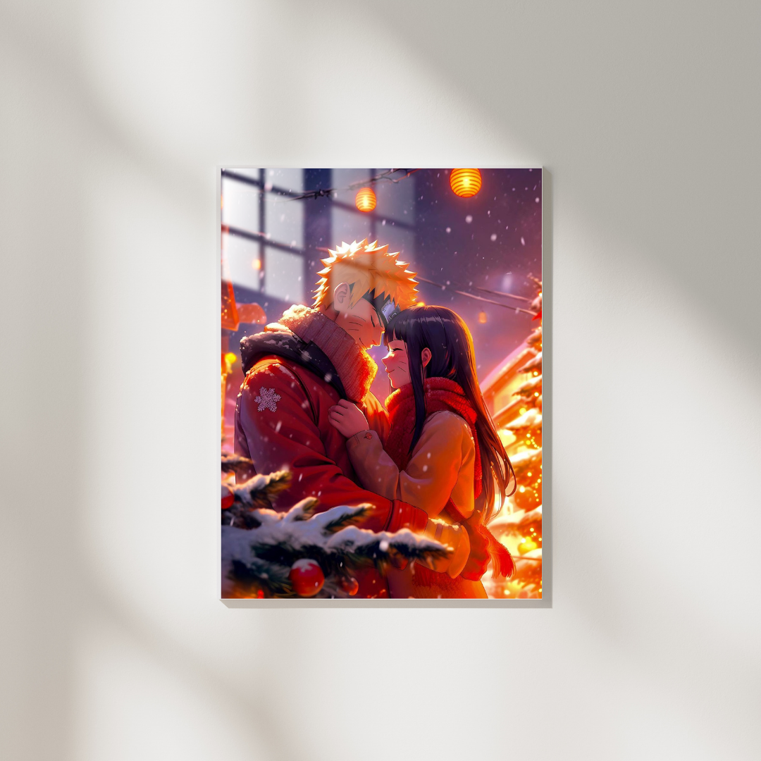 Naruto ve Hinata - Metal Poster 398