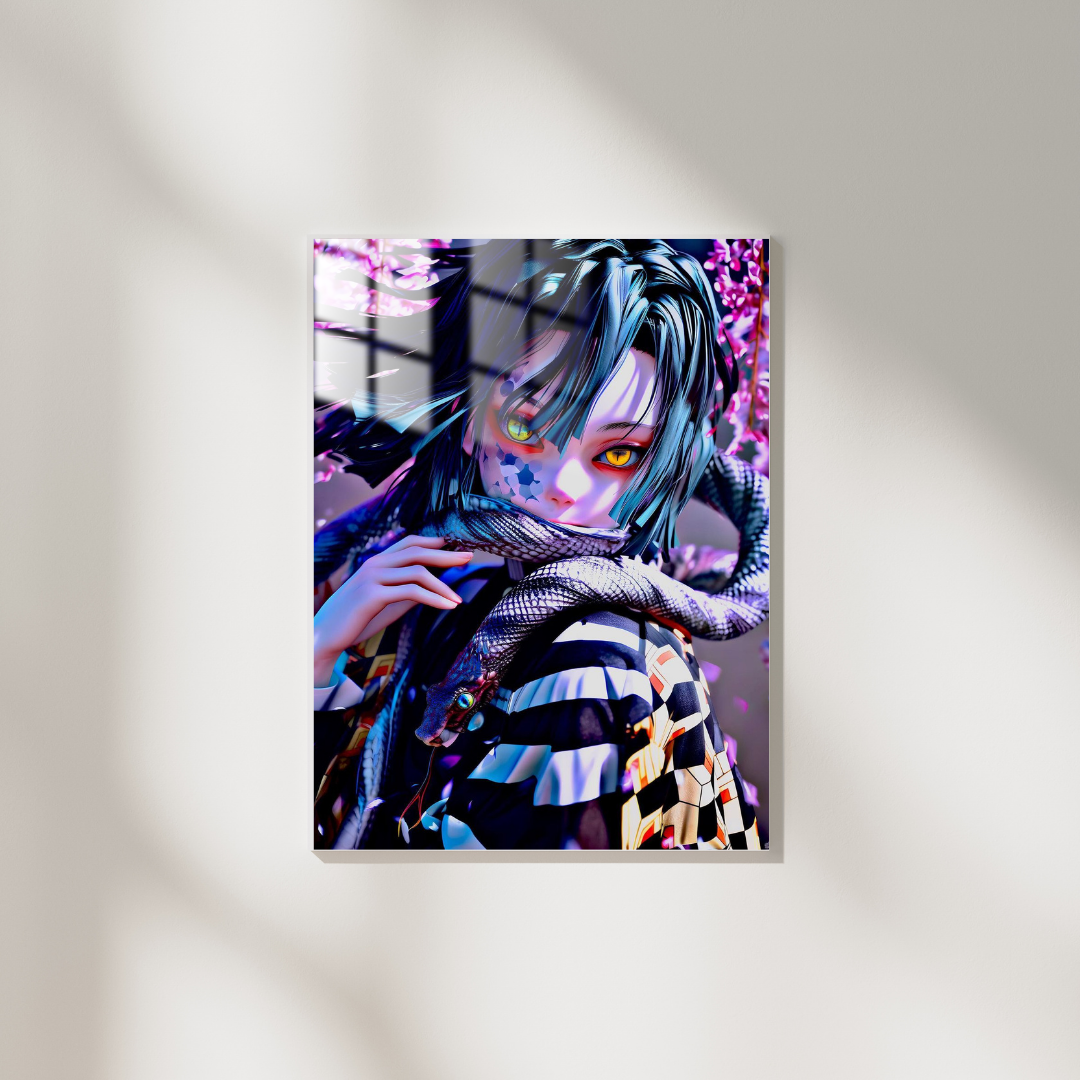 Demon Slayer Obanai Iguro - Metal Poster 400