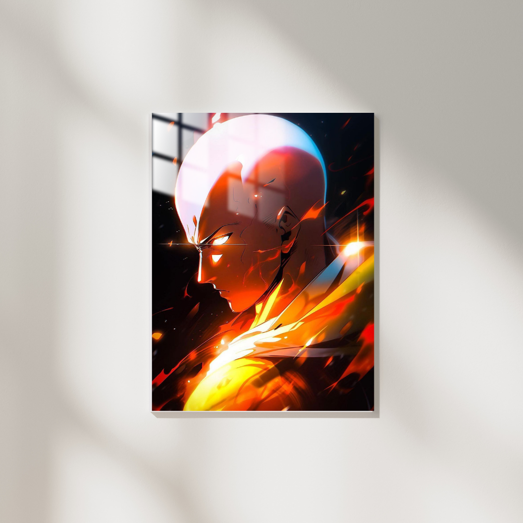 One Punch Man Saitama - Metal Poster 420