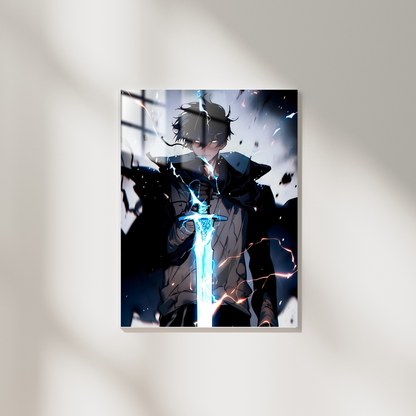 Solo Leveling Sung Jin woo- Metal Poster 434