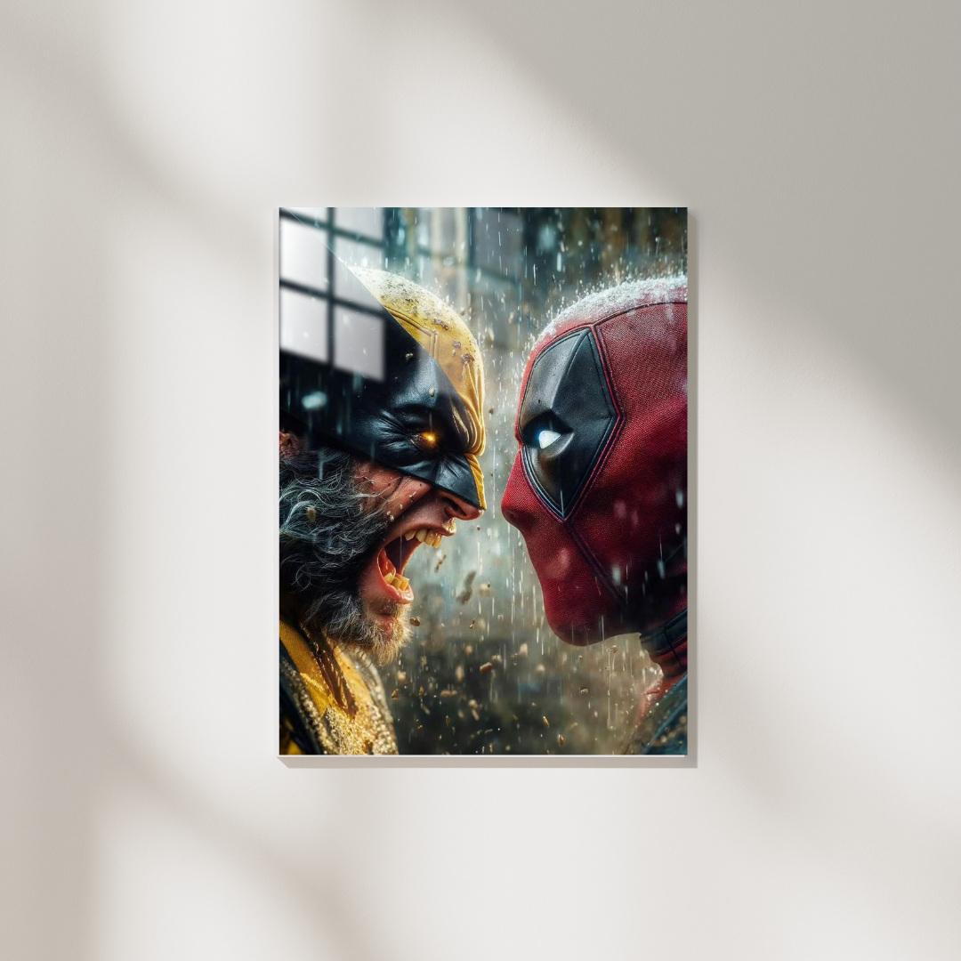 Wolverine vs Deadpool - Metal Poster 469