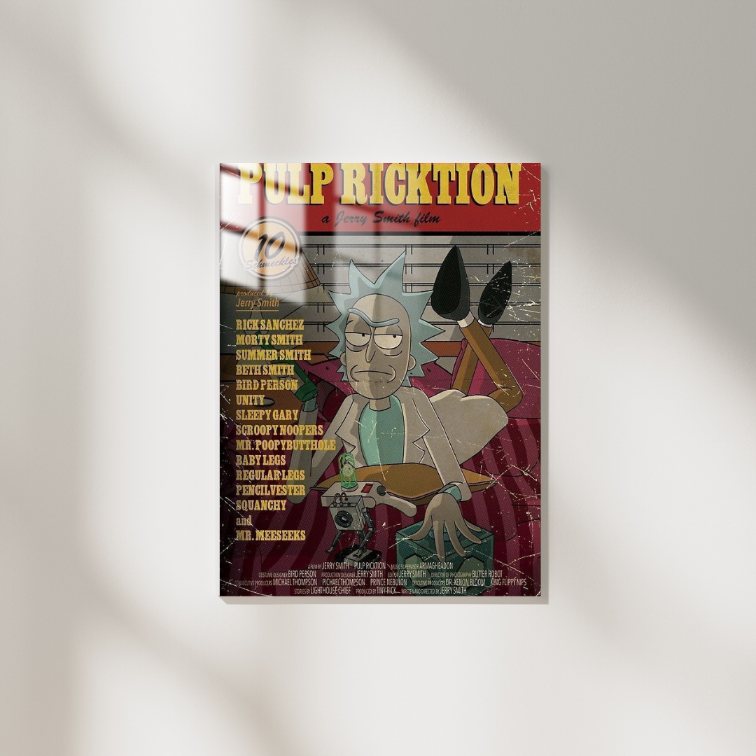 Pulp Ricktion- Metal Poster 214