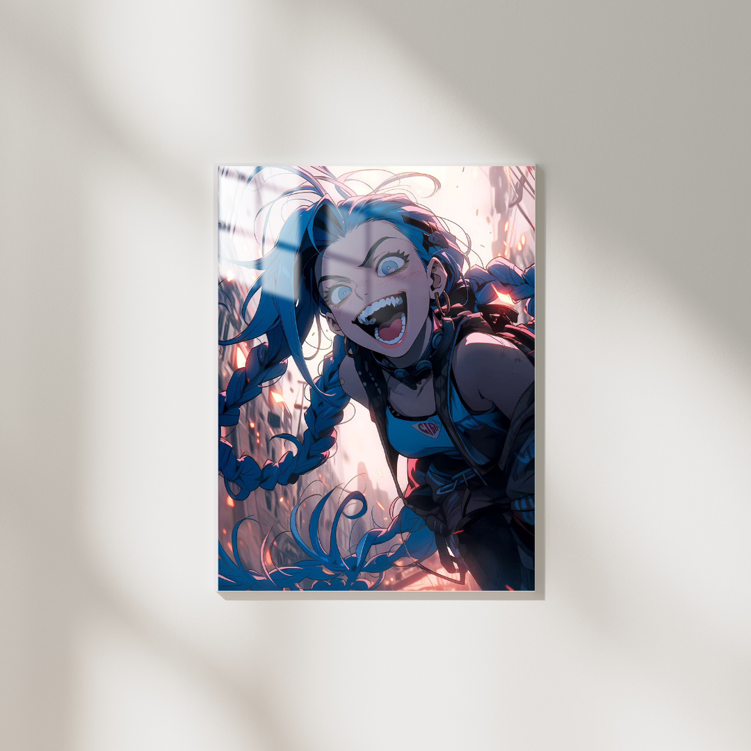 League Of Legends Jinx - Metal Poster 351