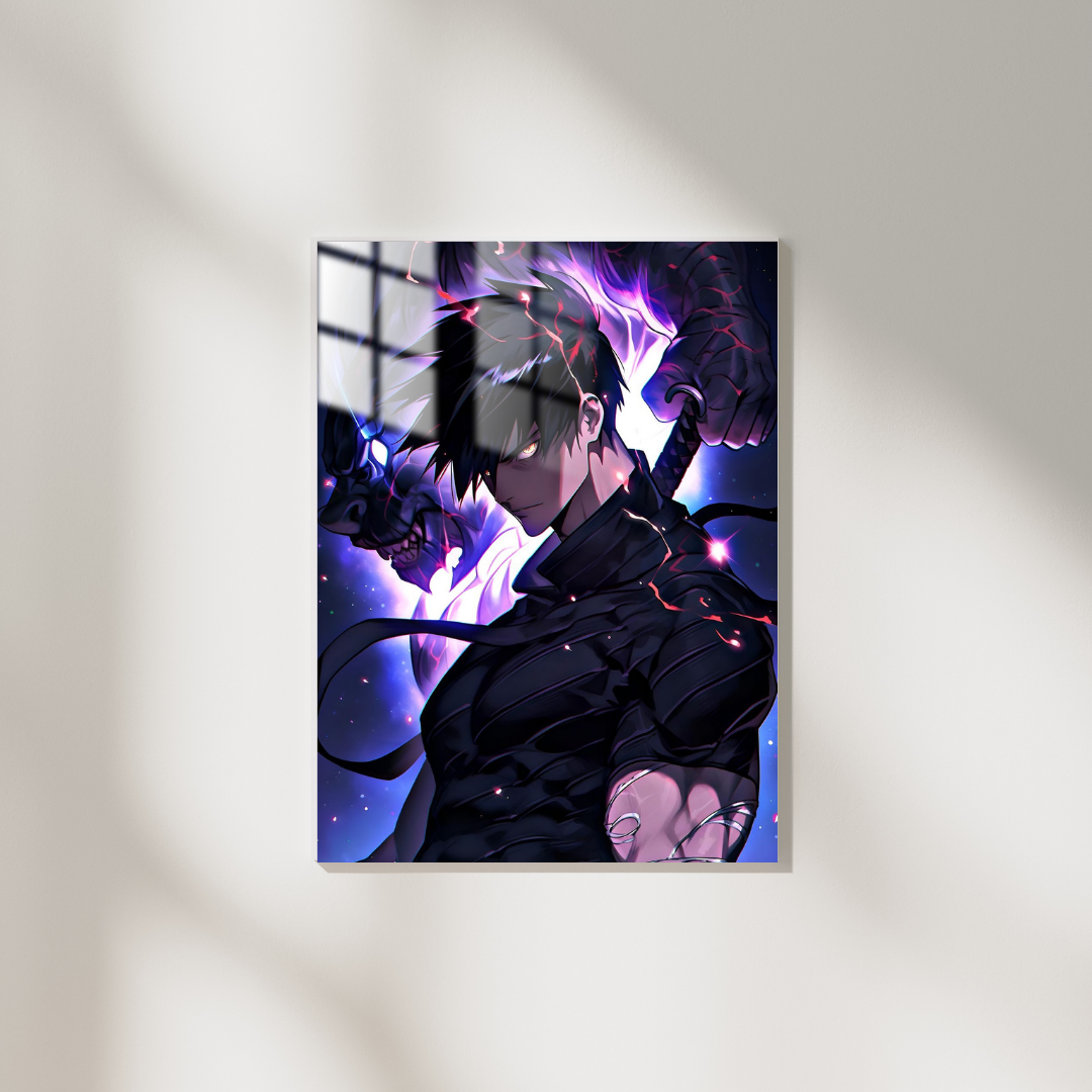 Solo Leveling Sung Jin Woo - Metal Poster 354