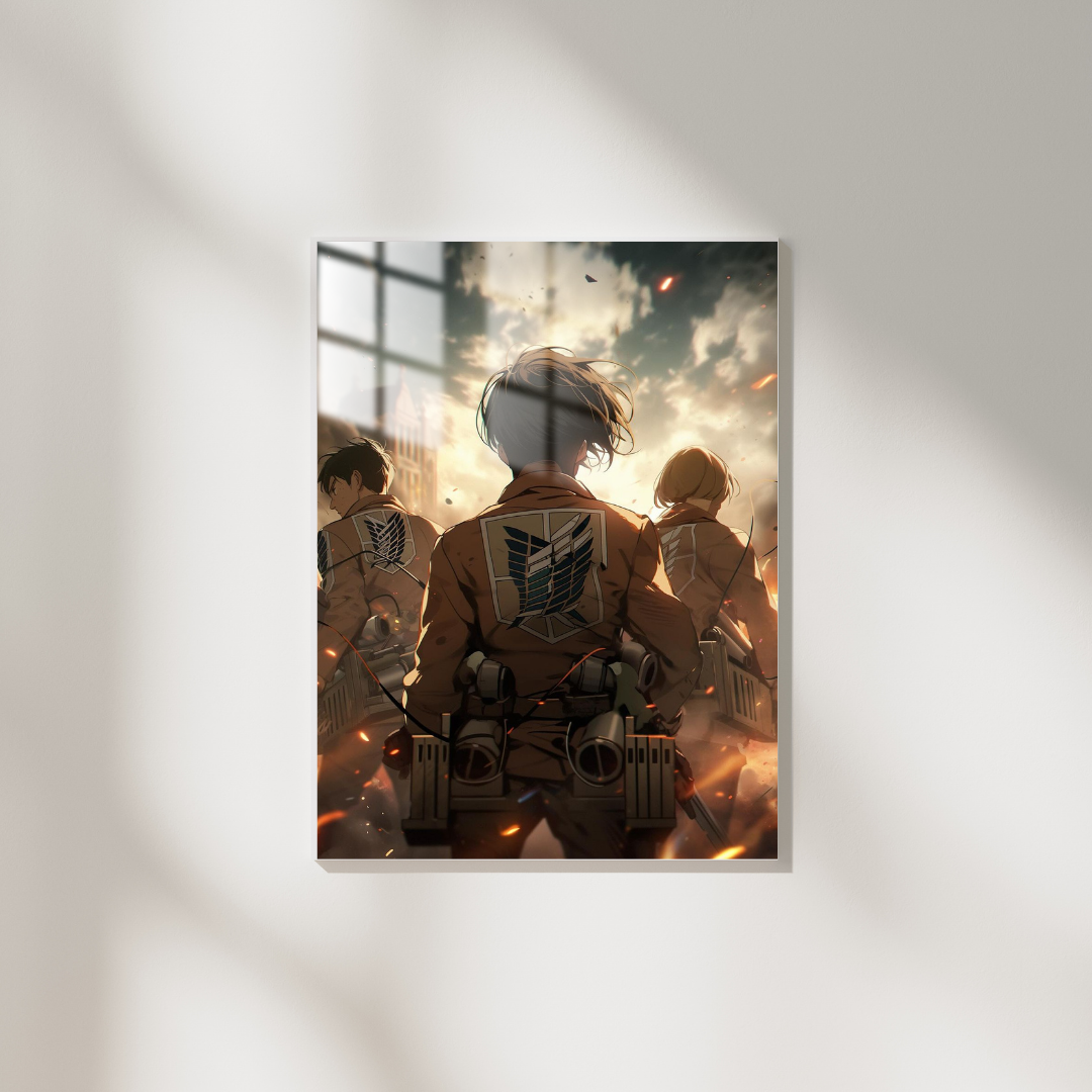 Attack on Titan Eren Yeager - Metal Poster 477