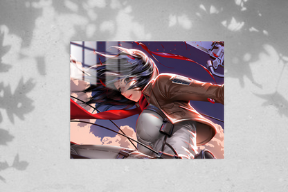 Attack on Titan Mikasa - Metal Poster 509