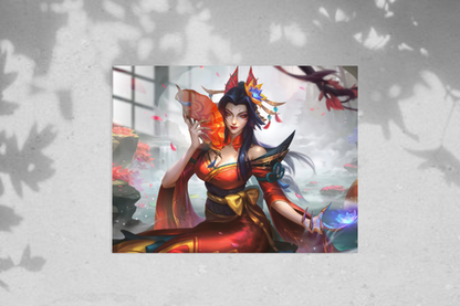 League of Legends Cassiopia- Metal Poster 490