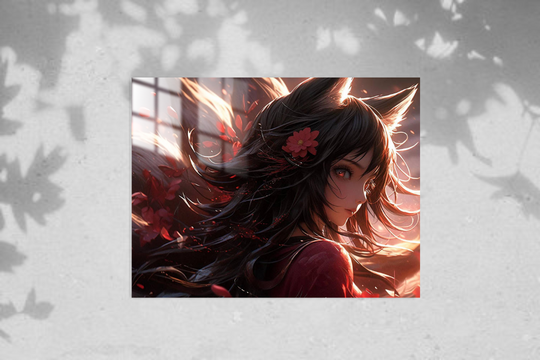 League of Legends Ahri - Metal Poster 492