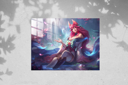 Leauge Of Legend Ahri- Metal Poster 250