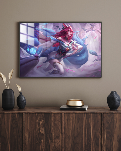 League Of Legends Ahri - Metal Poster 329