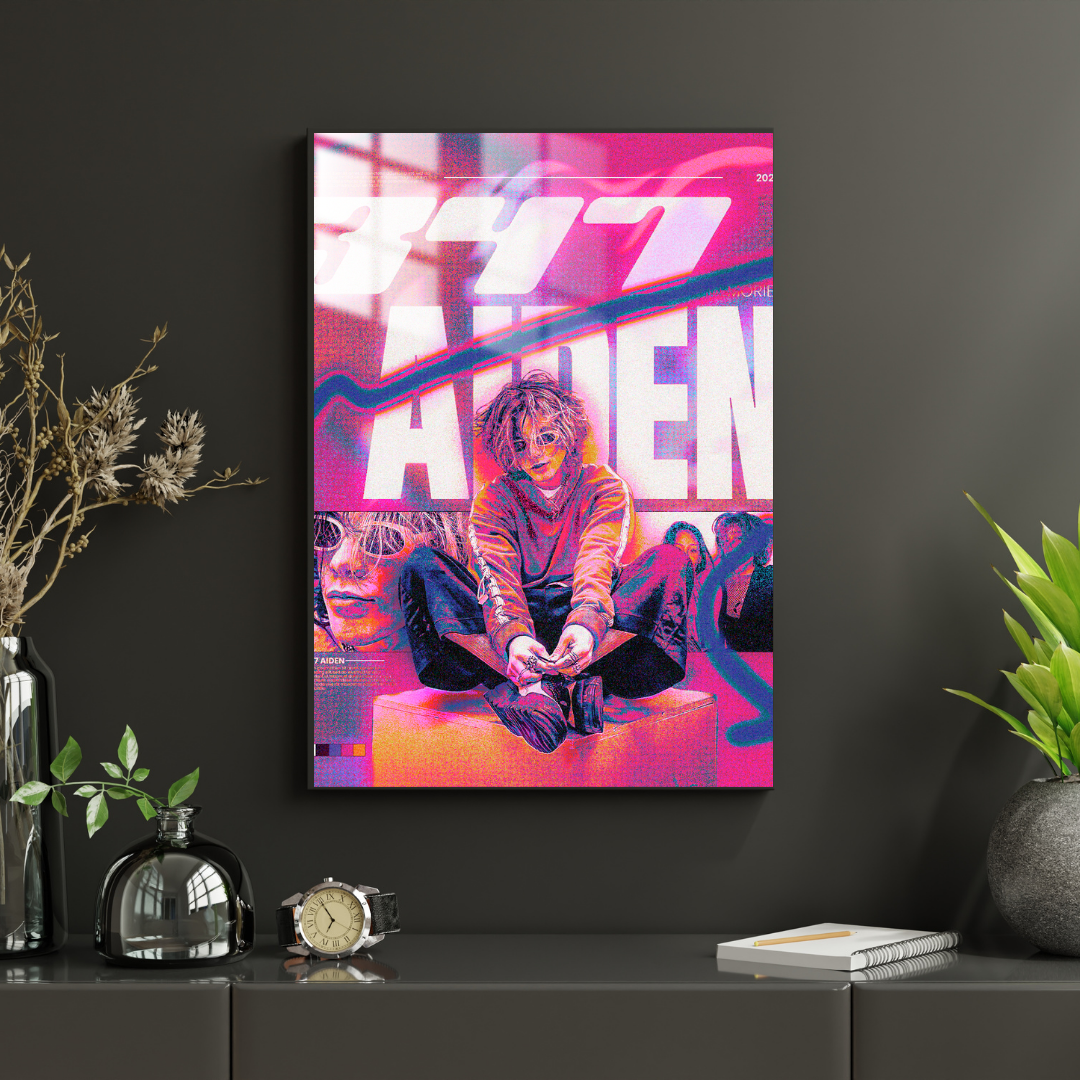 347 Aidan - Metal Poster 643 – Kalpten Hediyeler