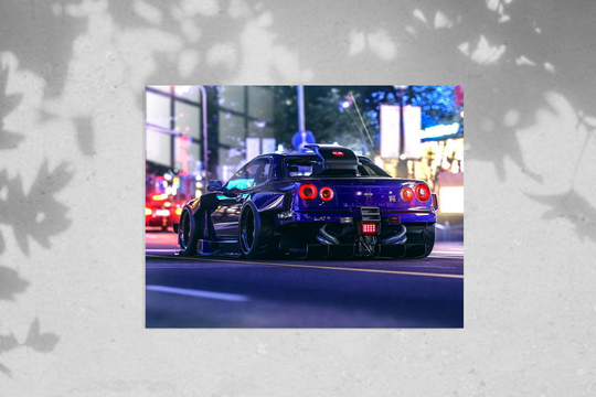 GTR R34- Metal Poster 542