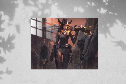 League Of Legends Caitlyn - Metal Poster 644