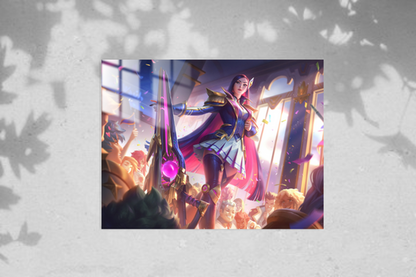 League Of Legends Caitlynn - Metal Poster 345