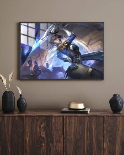 League Of Legends Fiora - Metal Poster 225