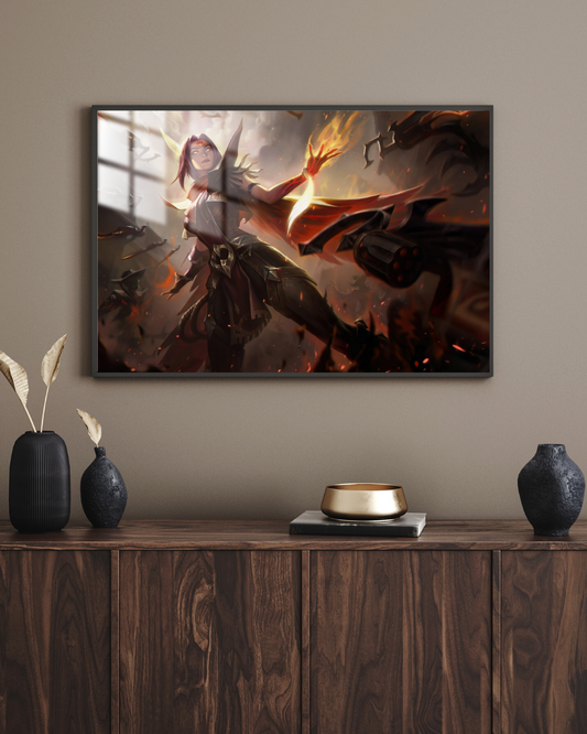 League Of Legends İrelia - Metal Poster 284