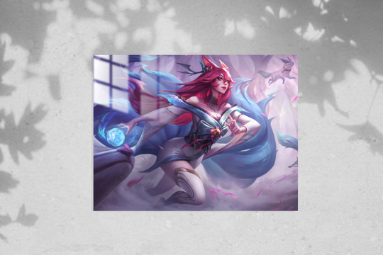 League Of Legends Ahri - Metal Poster 329