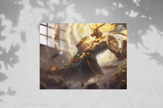 League Of Legends Nasus - Metal Poster 256