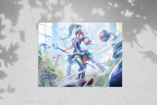 League Of Legends Janna - Metal Poster 303