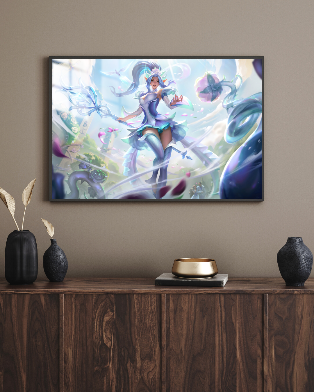 League Of Legends Janna - Metal Poster 303