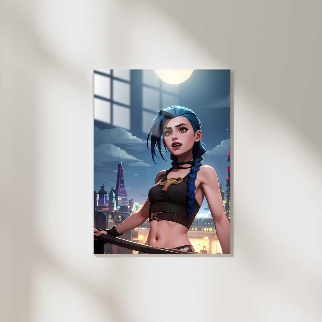 League Of Legends Jinx - Metal Poster 169