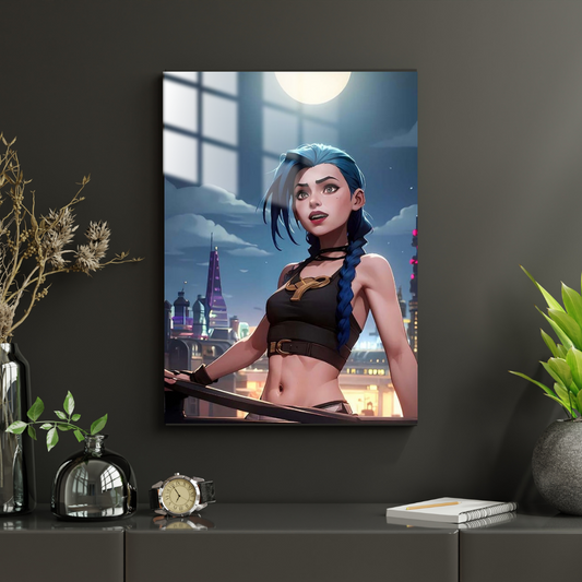 League Of Legends Jinx - Metal Poster 169