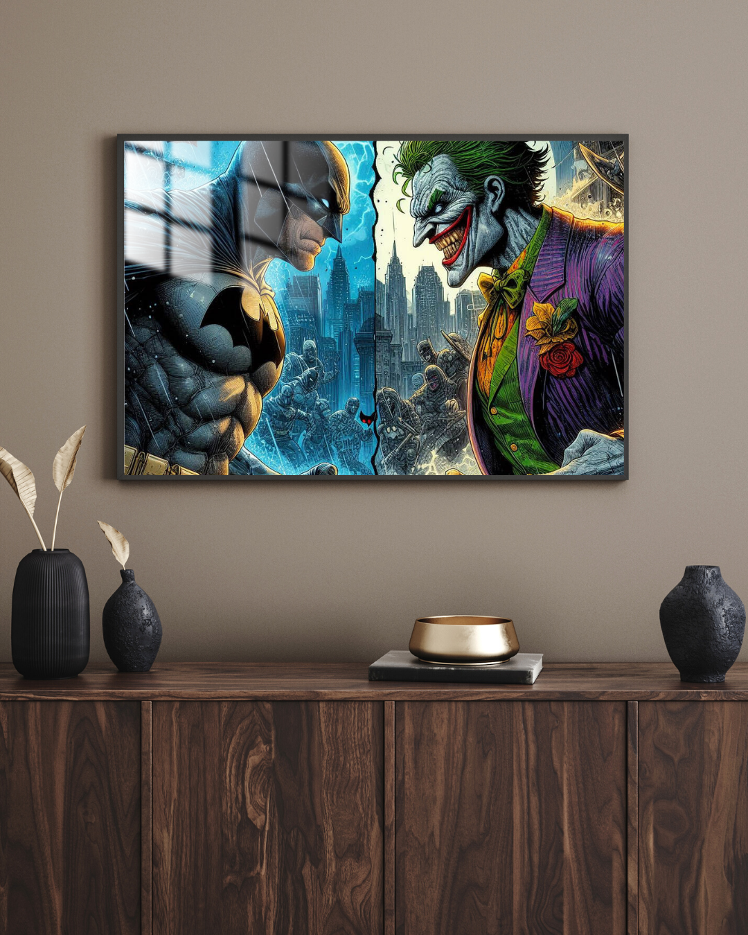 Batman vs Joker - Metal Poster 554