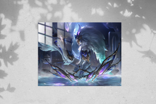 League Of Legends Kindred - Metal Poster 308