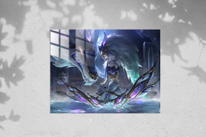 League Of Legends Kindred - Metal Poster 308