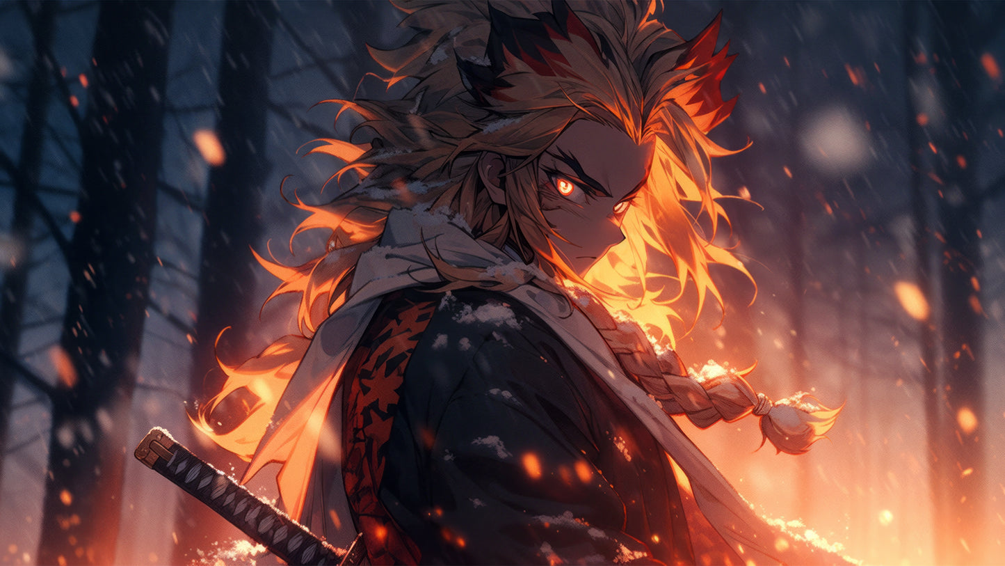 Demon Slayer - Kyojuro Rengoku Metal Poster 652