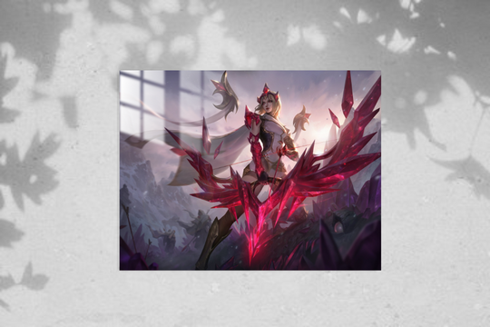 League Of Legends Ashe - Metal Poster 636