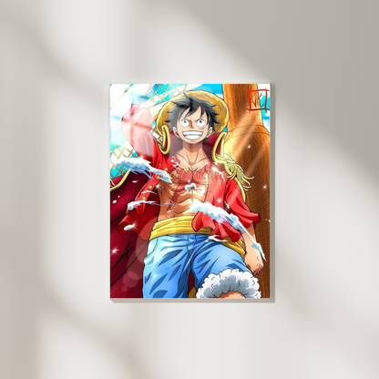 One Piece Monkey D. Luffy - Metal Poster 611