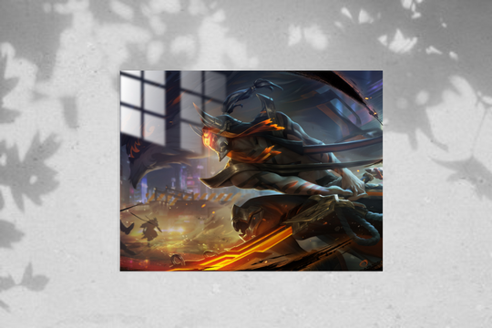 League Of Legends Master Yi - Metal Poster 323