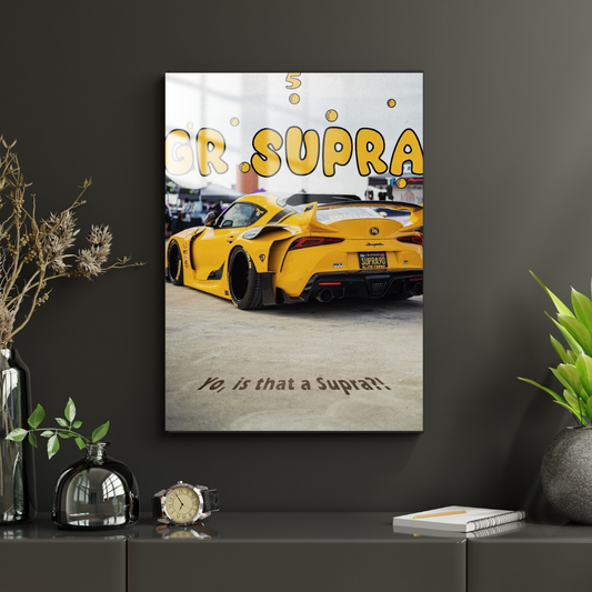 Toyota Supra - Metal Poster 138