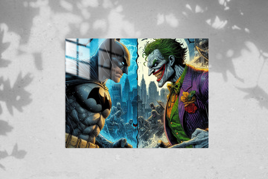 Batman vs Joker - Metal Poster 554