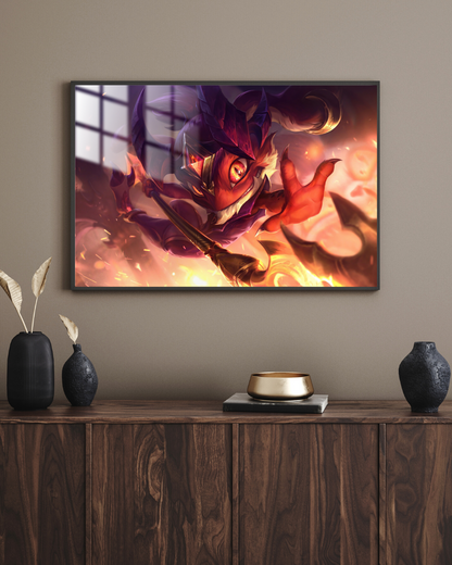 League Of Legends Fizz - Metal Poster 260