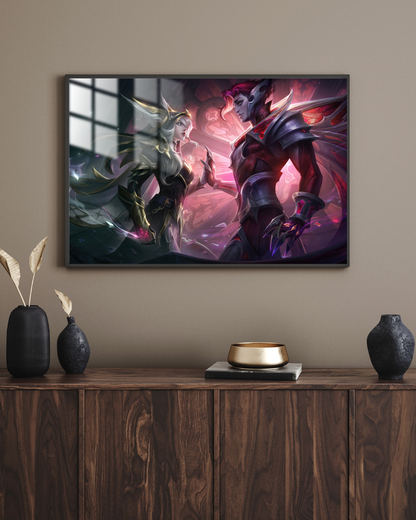 League Of Legends Rakan v Xayah - Metal Poster 313