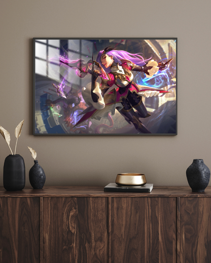 League Of Legends Katarina - Metal Poster 321