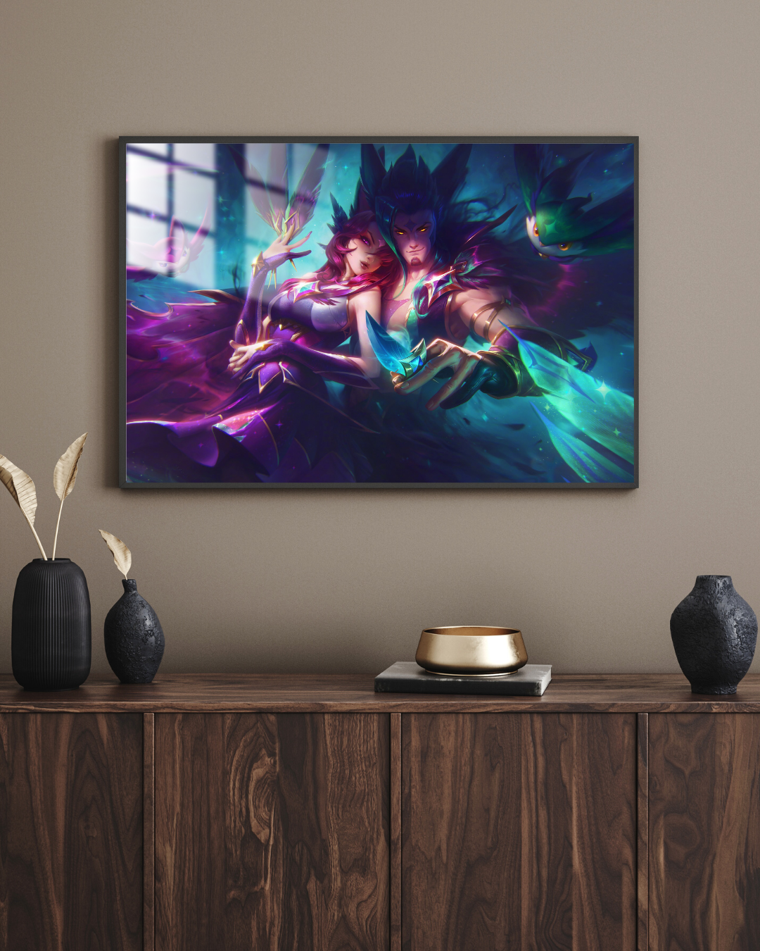 Leauge Of Legend Xayah&Rakan- Metal Poster 223