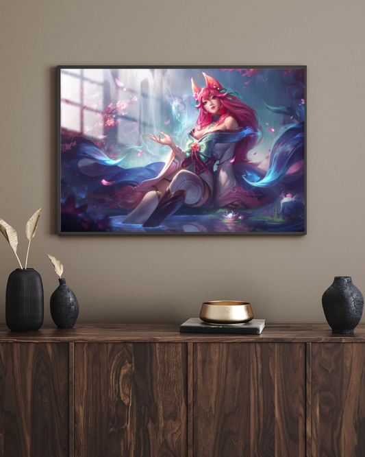 Leauge Of Legend Ahri- Metal Poster 250