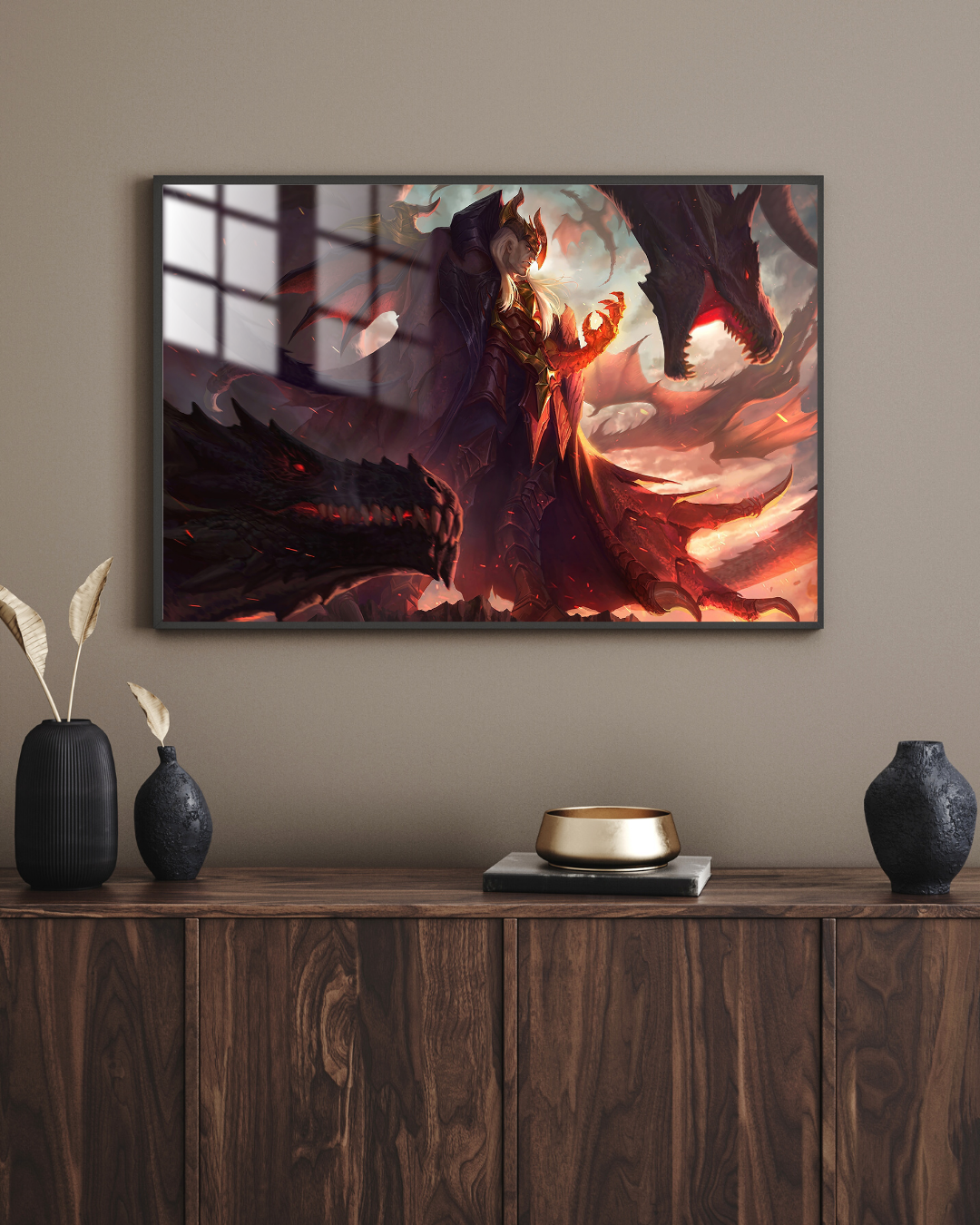 Leauge Of Legend Swain - Metal Poster 251