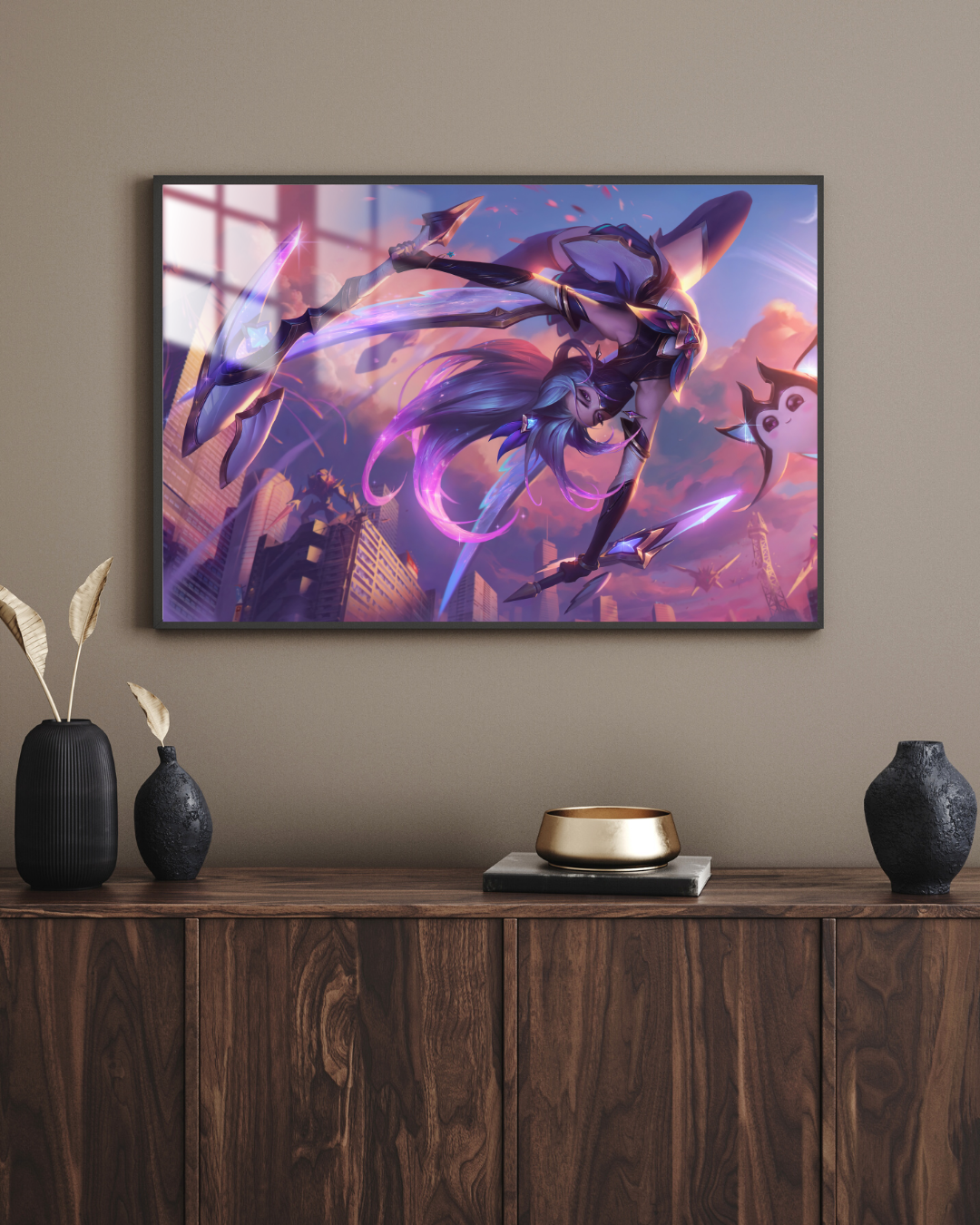 Leauge Of Legend Akali - Metal Poster 261