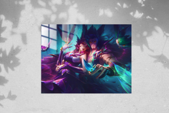 Leauge Of Legend Xayah&Rakan- Metal Poster 223